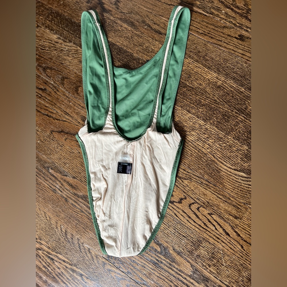 Norma kamali Marissa one piece swimsuit Green size XS - Picture 3 of 7